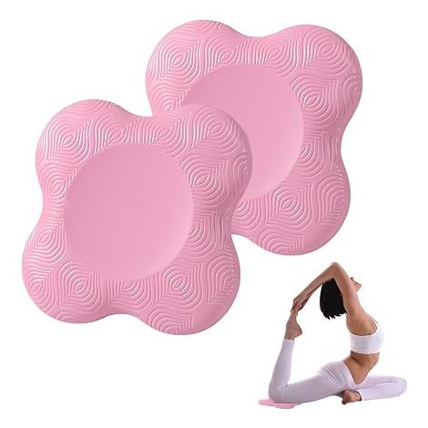 Yoga Genouillère,Coussin de Genou Antidérapant,Protège Genoux Coudes et Poignets pour Yoga Pilates Stretching Fitness,Accessoire Sportif de Protection (1/5)