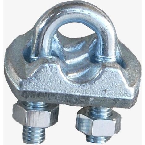 Serre-câble - 6mm - Acier galvanisé - Serre-câble - 6mm - Acier galvanisé - Serre-câble - 6mm - Acier galvanisé (1/3)