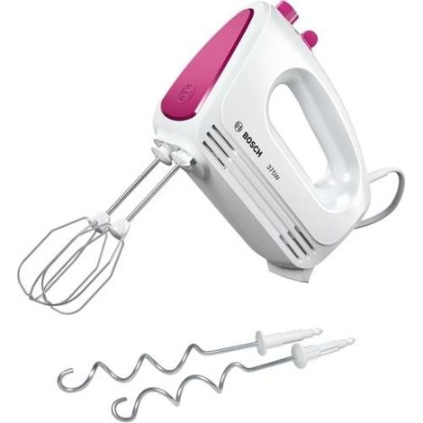 Batidora de mano Bosch CleverMixx FUN MFQ2210P rosa y blanca