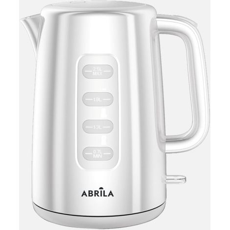 Hervidor de agua elec.hulex blanco 2,5l 2200w base girat.tacto frio,apagad.autom.seguridad 26,5x23,5x17cm