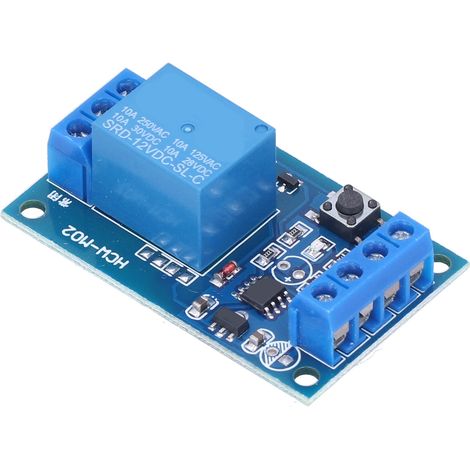 Module relais bistable à bouton unique, performances stables et fiables, bonne dissipation thermique, module relais bistable 12 V (1/5)