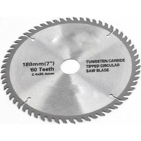 Lame De Scie Circulaire Pour Scie A Bois 180 Mm 7 Pouces 60t