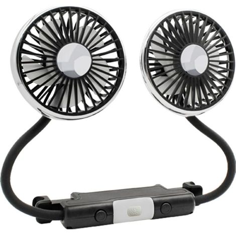 Zymoplas Ventilateur de voiture 12 V à double tête et tuyau (1/5)