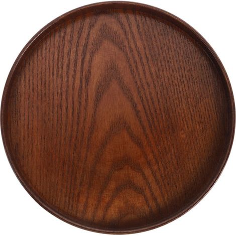 Plateau de service en bois pour la maison et la décoration, marron clair