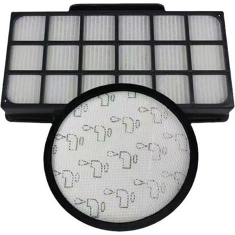 1 jeu de filtres d'aspirateur Rowenta, filtres avant et arrière, adaptés aux accessoires d'aspirateur de la série RO69 (1/5)
