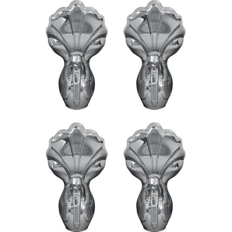 4 Pieds griffés chromé Burlington pour baignoire - Aquatop (1/2)