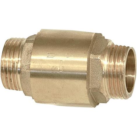 Clapet anti-retour, double mâle 33/42, température max. 100°C