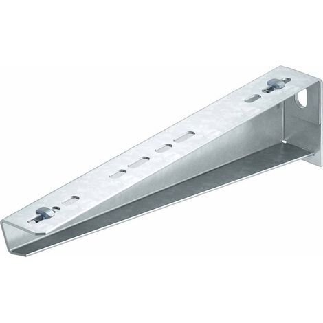 OBO Bettermann Console murale et support avec fixation rapide B310mm acier galvanisé sendzimir, 6424554 (1/2)