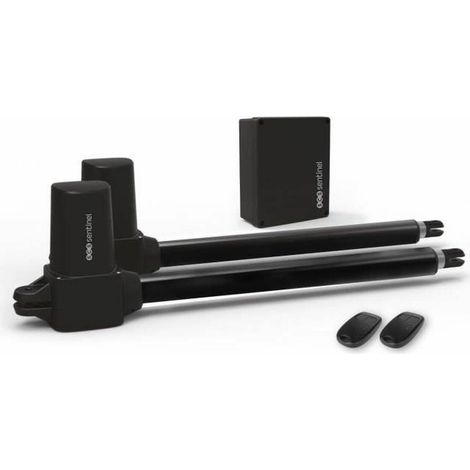Antriebssystem für zweiflügelige Tore - SCS SENTINEL - SimplyOpen 1+ - Mit Zylindern - Bis zu 150 kg pro Flügel und maximal 4 Meter