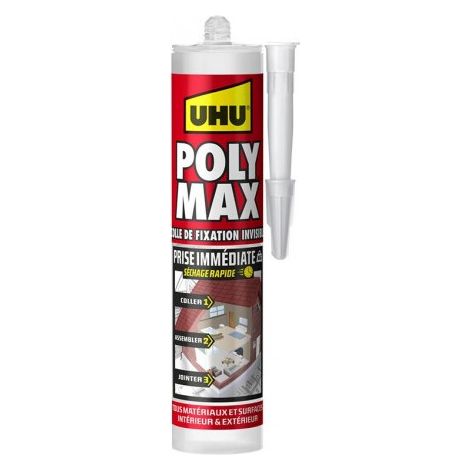 Uhu Poly Max Prise Immédiate300grinvisible - Uhu
