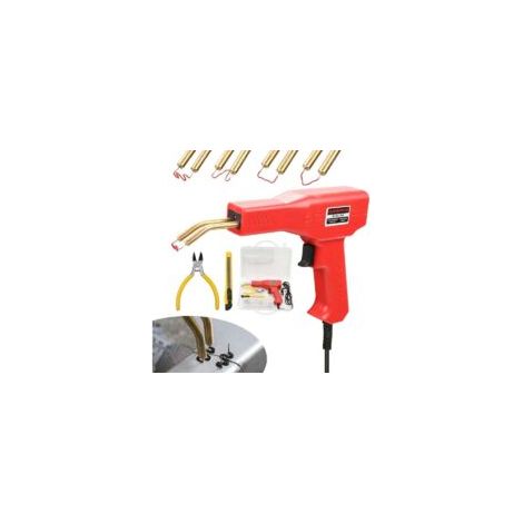 Soudage plastique Machine,Réparation de Pistolet de Soudeur, 200 PCS agrafeuse Chaud 50W, Kit de Réparation de Pare-chocs de Voiture，