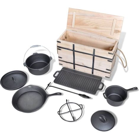 FIMEI Lot de casseroles batterie de cuisine 9 pcs (1/5)