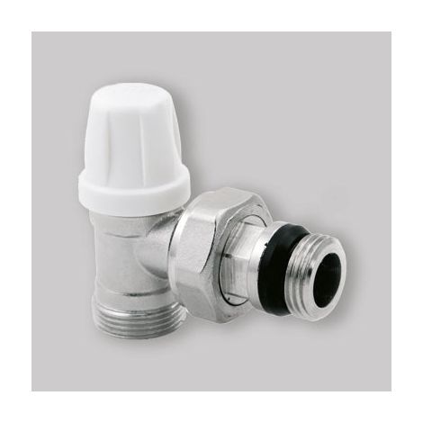 Detentore A Squadra Micrometrico Attacco Per Tubo Rame, Multistrato E Pe-X "Tulipano" Icma 1/2" X 1/2" (1/3)