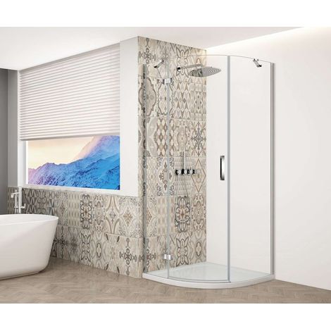 Gelco Trinity - Viertelkreis-Duschkabine 90x90 cm, links, Klarglas/Chrom GT6590CL-CH (1/5)