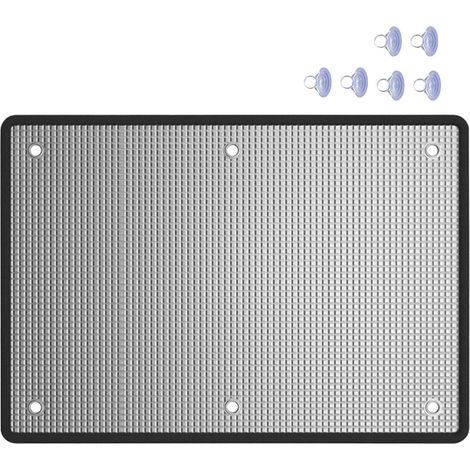 Film Anti-UV pour la fenêtre avec ventouses 99,8 x 49,8 cm réutilisable Stores bloquant la chaleur pour fenêtre Pour chambre à coucher, vitre, voiture, pare-brise, camping-car (1/5)