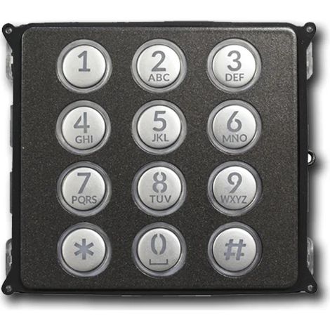 came bpt plaque frontale module clavier zamak peint mtmfnavr-ma 840xc-0290 (1/3)