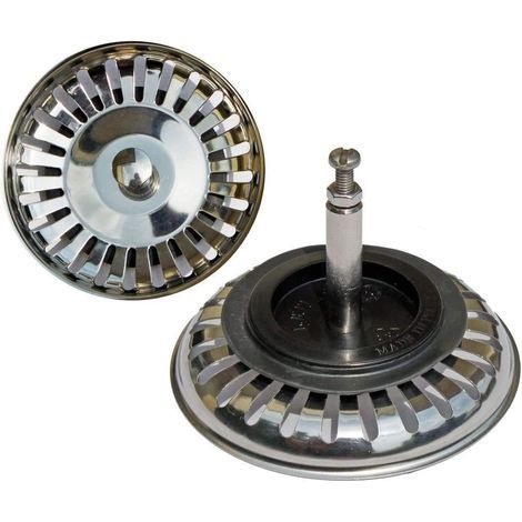 2pcs filtres en acier inoxydable pour évier,Convient pour les conduits de cuisine,canalisations de sol,accessoires d'évier cuisine (1/5)