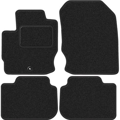 Alfombrillas de velour para Mitsubishi Colt VII HB sin salidas de aire (2008-2012) antracita