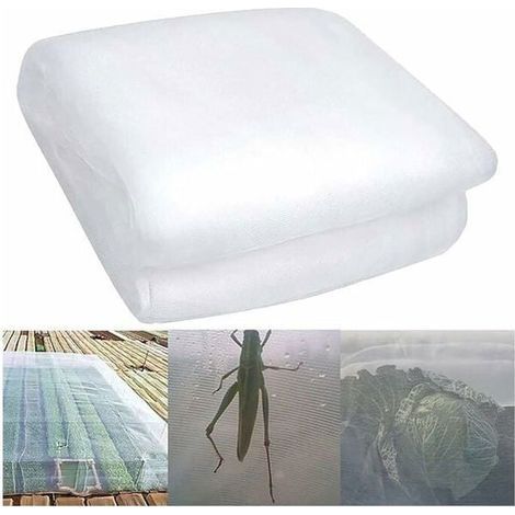 Rete anti-insetti - Atossica - 3x6 m - Resistente - Protegge ortaggi, frutta e fiori (1/5)