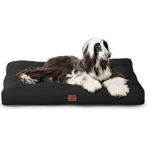 Matelas Chien Imperméable Grande Taille, 120x90x10 cm Noir (1/5)