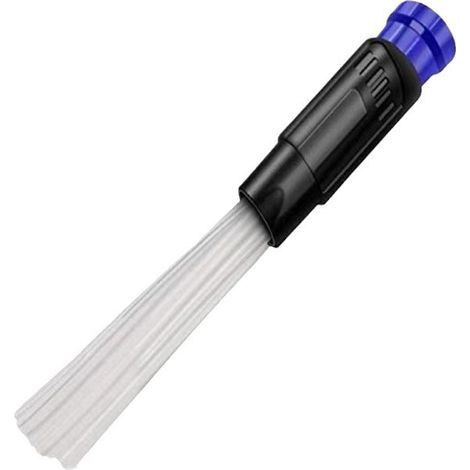 Embout Aspirateur Passe Partout, Brosse Accessoires Aspirateur pour Air Vents, Tiroirs, Voiture,2 pièces (1/5)