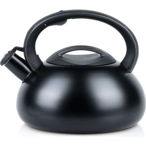 Pfeifender Wasserkocher, Stahl, schwarz, 3 l (1/5)