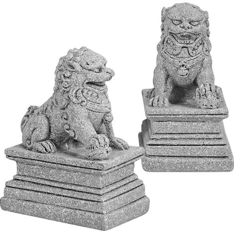 de petites statues de lions chinois en pierre d coratives (1/5)