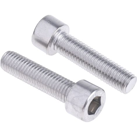 Rs Pro – Vis à métaux M10 x 40mm en acier inoxydable A4 316 – Résistance à la corrosion – Lot de 10 pour environnements humides (1/4)