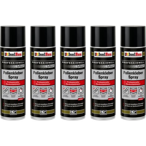 Adhesivo en aerosol para láminas y membranas IsolBau, 5 x 500 ml (1/5)