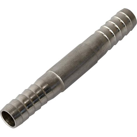 1 pièce 6,35 mm à 6,35 mm en acier inoxydable cannelé épissoir/adaptateur/connecteur (1). (1/4)