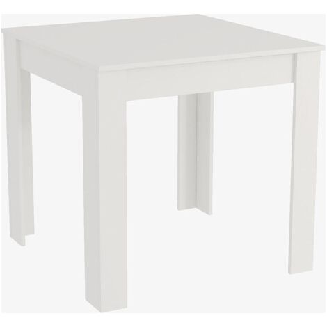 TAVOLO FISSO CM 80X 80XH75 BIANCO LUCIDO- 1,0 pz