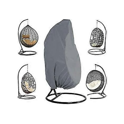 Hängesessel-Überzug, Garten, Rattan, wasserdicht, 190 x 115 cm (Grau)