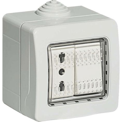 Bypass-Steckdosen-Kit + Umsteller im IP55-Gehäuse