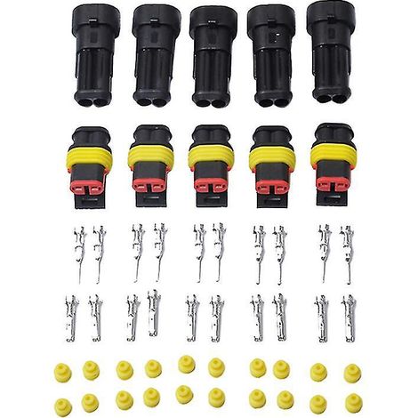 1 Stück 2-poliger Stecker