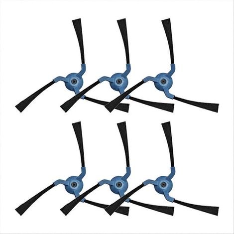 Lot de 6 pièces de rechange brosse latérale pour X10 Pro Omni (1/5)