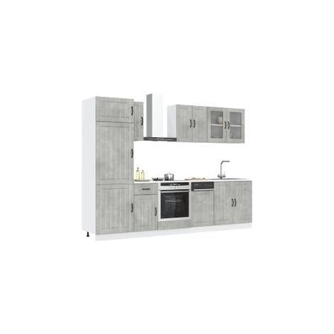 Ensemble d'armoires de cuisine 8 pcs Kalmar bois d'ingénierie (1/5)