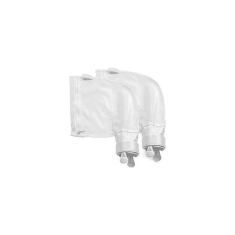 2 sacs à limon ultra-fins pour robot piscine Polaris 280/480 – fermeture zippée large + fixation scratch & griffes