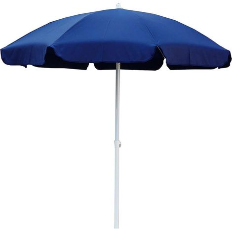 Ombrellone Novara in Acciaio e Poliestere - Blu - 215 cm (1/4)