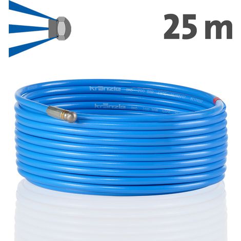 KRÄNZLE Rohrreinigungsschlauch mit Düse - 25m - 125503 - D12 (1/2)