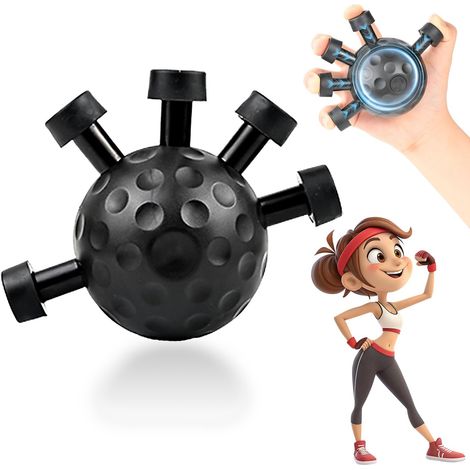 1 Renforceur de main, entraînement des doigts, boutons indépendants, matériau ABS et TPE, pour sportifs et musiciens