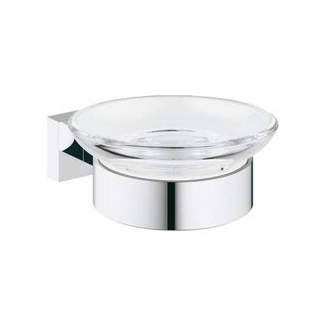 BASE PORTASAPONE CON SUPPORTO ESSENTIALS CUBE Misura: Cromo