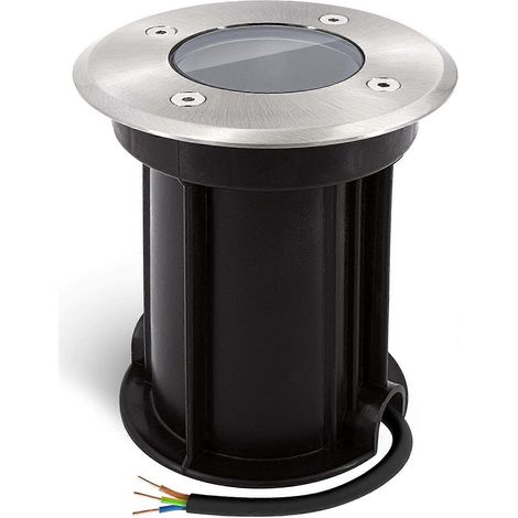 Peut remplacer la source lumineuse d'une lampe enterrée GU10 pour éclairage extérieur de jardin ou paysager, lampe de sol étanche en acier inoxydable à LED enterrée. (1/5)