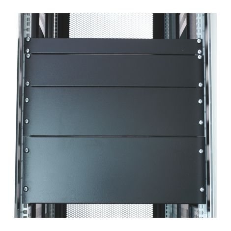 Panneau d'obturation 1U, 483 x 9mm, Gris ( Prix pour 1 )
