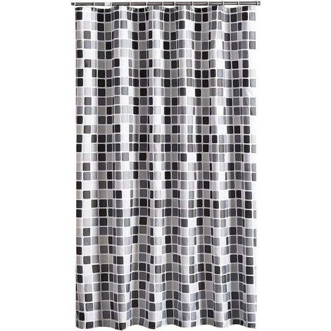 Duschvorhang 200 x 220 cm (B x H), Anti-Schimmel Duschvorhänge, Antibakteriell, Wasserabweisend, Futter, Weiches Polyestergewebe, Badvorhänge, Vorhang aus schönen Mustern für Badezimmer, Toil