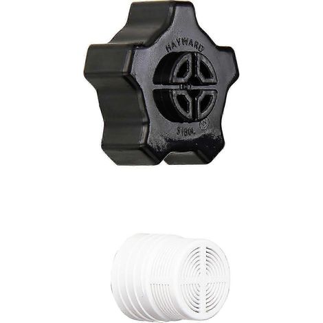 Couvercle de vidange du cylindre de sable Hayward SX180LA pour filtre à sable Pro Series - Accessoires de remplacement avec joint (1/3)