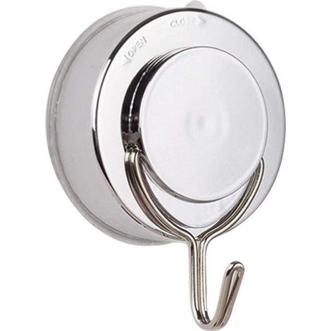 Lot de 2 crochets à ventouse robustes, support mural vacuum forte charge