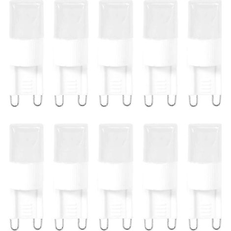 Lot de 10 ampoules LED G9 1W haute luminosité blanc chaud 3500K (1/5)