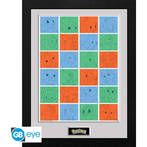 Framed Print First Partner Grid - 30.5 x 40.6 cm