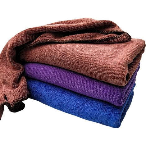 Chiffons de nettoyage ménager en microfibre, serviettes de lavage de voiture (1/5)