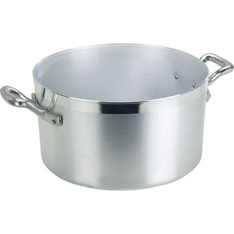 Pentole Agnelli Family Casseruola Alta con 2 Manici, Alluminio, Grigio, 38 cm (1/3)